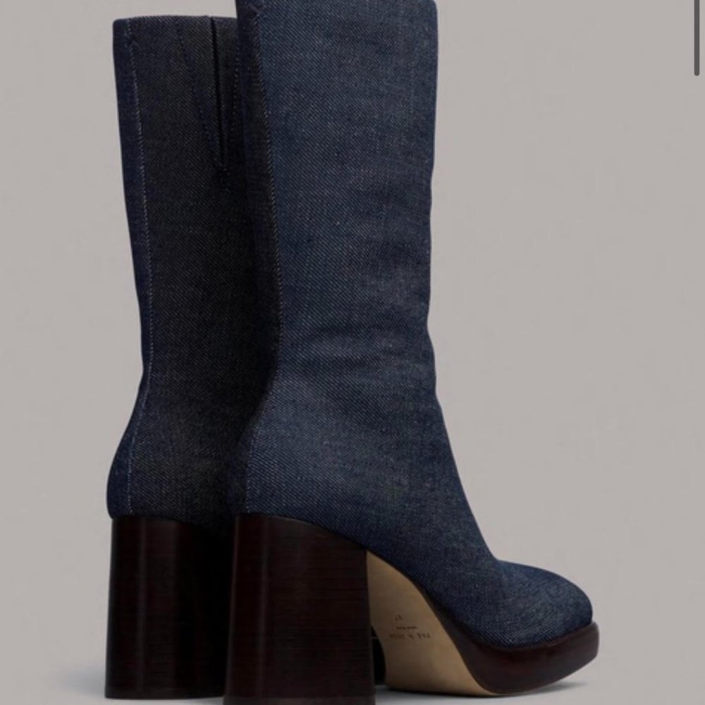 Rag And Bone Matrix Boot - Denim - image 3